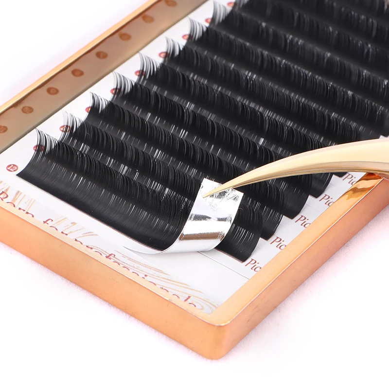 Индивидуальные синтетические ресницы для наращивания поддельные норковые