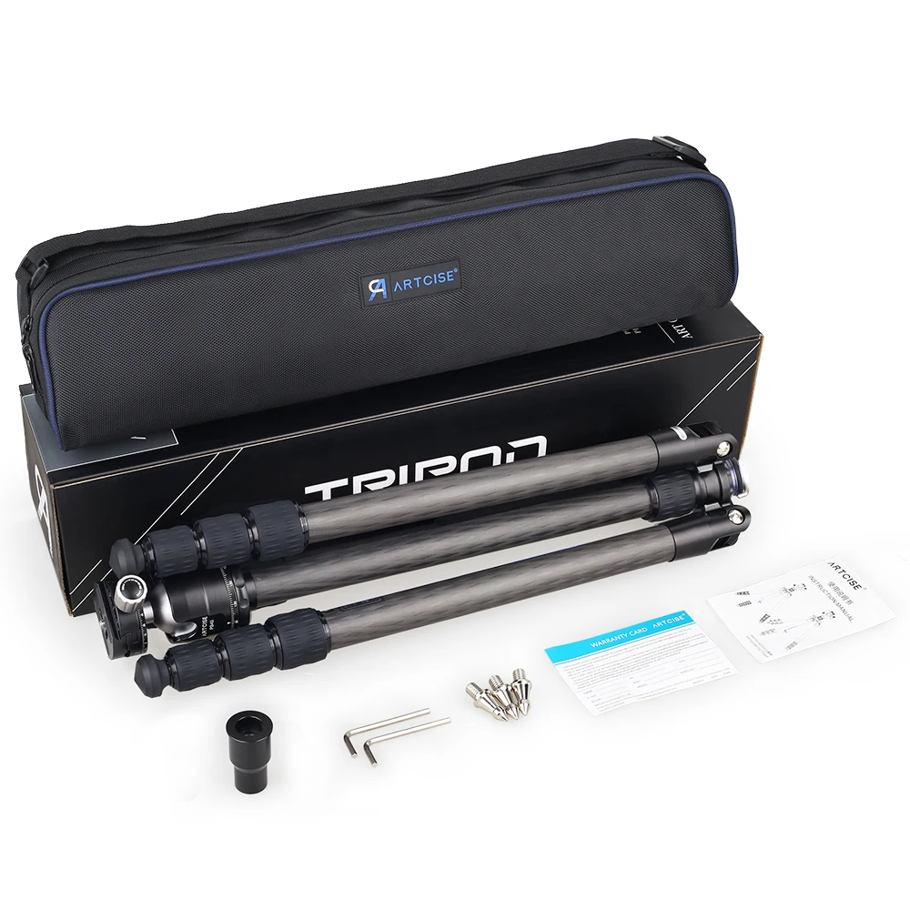Профессиональный штатив AS70C из углеродного волокна для цифровой зеркальной