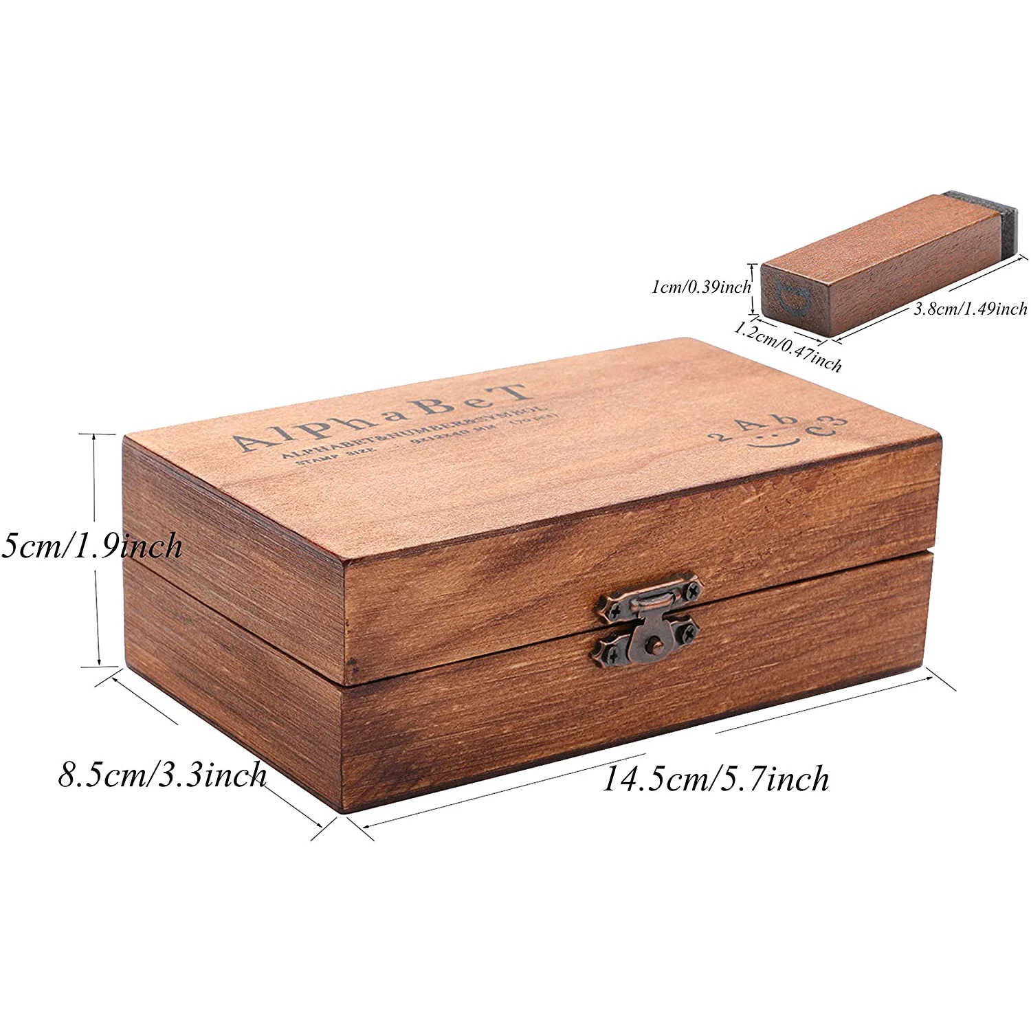 70 шт. винтажный Деревянный штамп DIY цифры Алфавит буквы деревянный набор