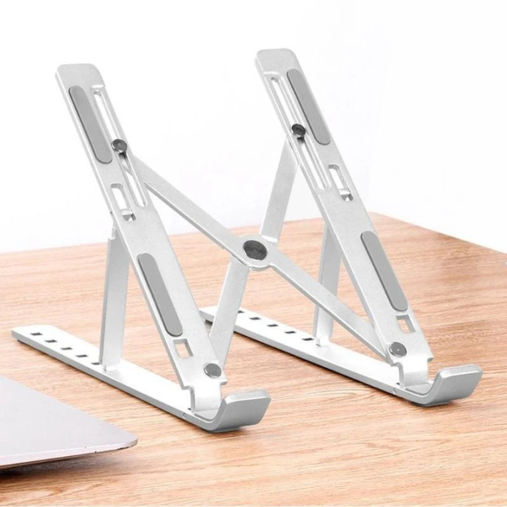 

Adjustable Laptop Holder Stand Aluminum Alloy Desktop Foldable Notebook Cooling Bracket Tablet Holder For Macbook Pro Air
