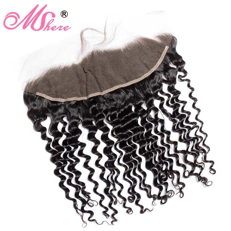 Mshere волосы индийские вьющися с закрытием Комплект s предварительно вырезанные