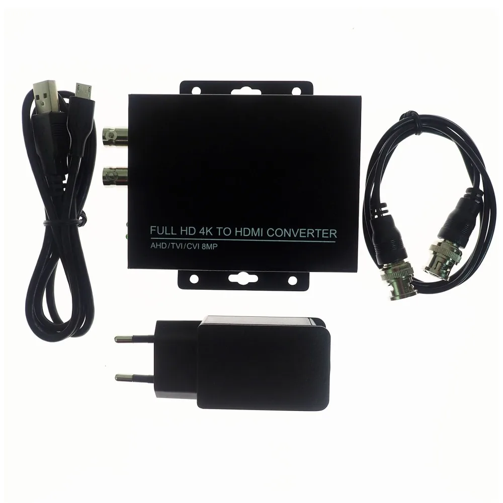5 шт./лот преобразователь видеосигнала Full HD 4K HDC-ADH конвертер CVI/TVI/AHD + CVBS в HDMI 8MP