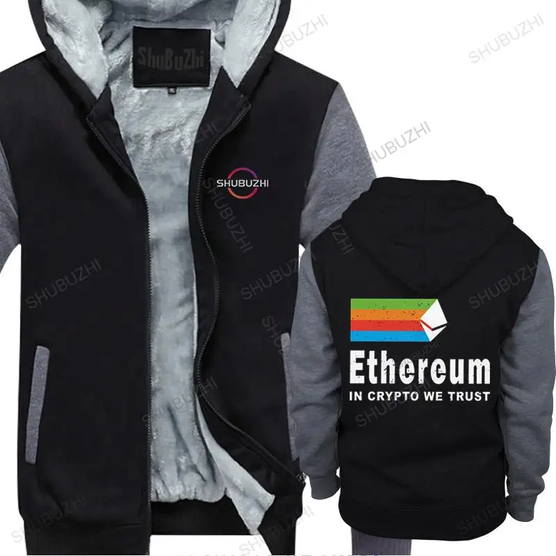 

Толстовка Ethereum в полоску Ins для криптовалюты, мы доверяем, мужские толстовки из мягкого хлопка, флисовые толстовки для отдыха, зимние крипто...