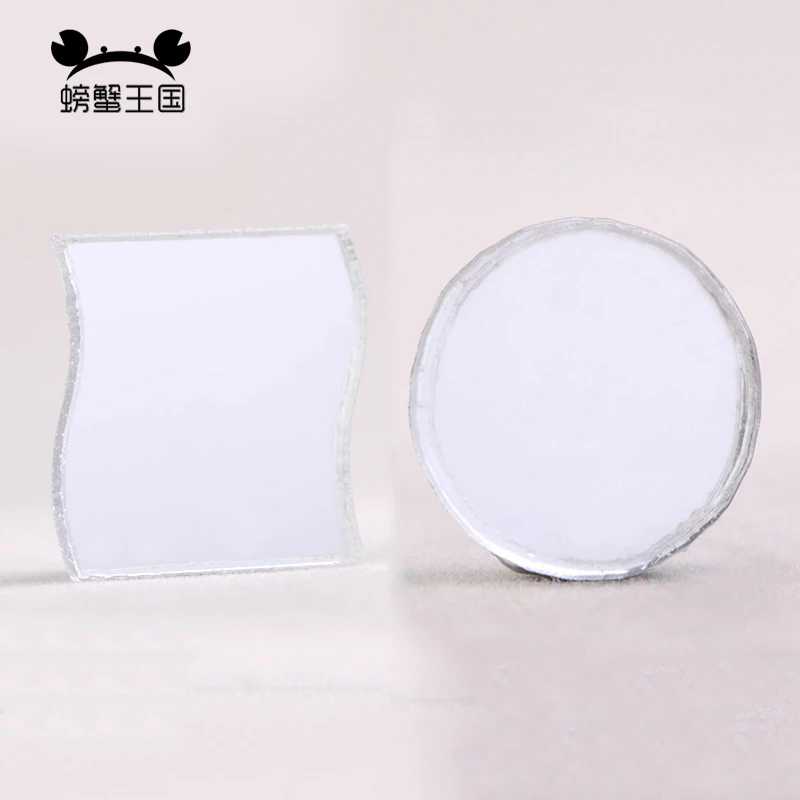 

5pcs DIY 1/20 1/25 1/50 scale Sand table material micro landscape accessories plexiglass lens acrylic mirror