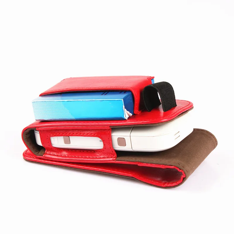 Портативный чехол для IQOS 2 4 Plus защитный из искусственной кожи с держателем