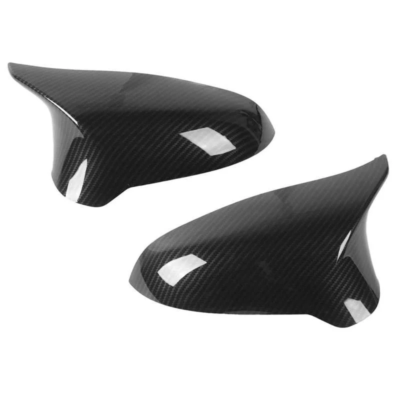 

2 шт. чехол для зеркала заднего вида, стильный декор из углеродного волокна, подходит для F80 M3 F82 M4 LHD 2015 2019, автомобильный стиль