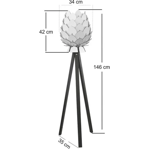 

Decorative Wooden Cone Floor Lamp Hisar Walnut Village Coffee Leg Special Stylish Design