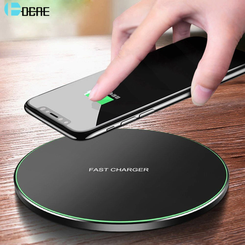 quick qi wireless charger for iphone 13 12 11 8 x xr xs airpods pro 30w fast charging for samsung s21 s20 s10 type c charge pad free global shipping