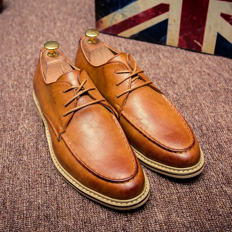 Handmade Italian Style Men Dress Loafers Microfiber Leather Formal Business Oxfords Shoes Men's Flats for Party | Обувь