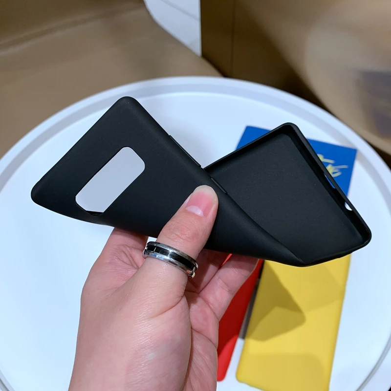 Однотонный матовый Мягкий силиконовый чехол из ТПУ для Samsung Galaxy S10 S9 S8 S10e S7 Edge A6 A8 J4