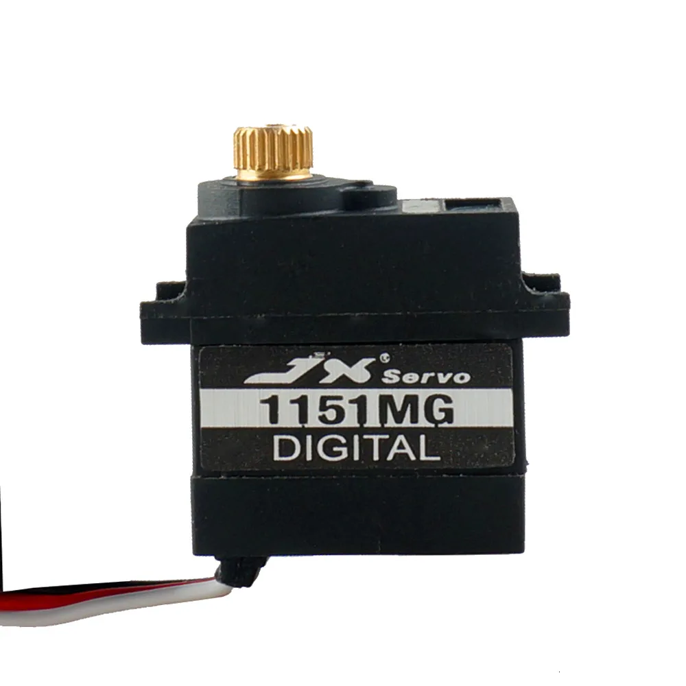 JX PDI-1151MG 3,6 кг Мини 6 Вт водостойкый LED цифровой сервопривод тигельные металлический корпус для rc безколлекторная электрическая модель вертолет «Робокар Поли» лодка traxas TRX-4
