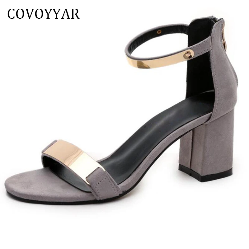 

Женские босоножки-гладиаторы на молнии сзади, с открытым носком