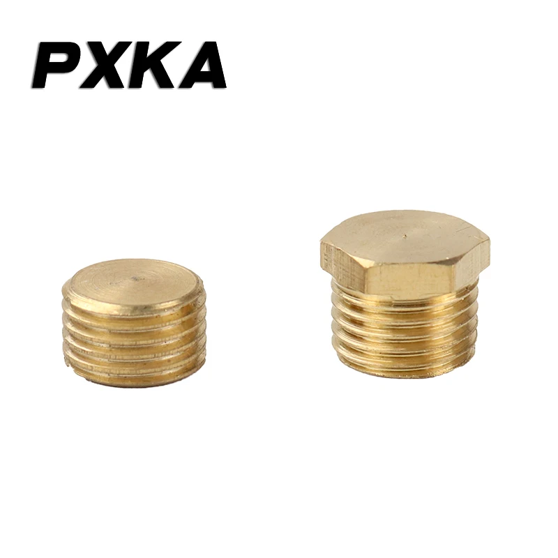 2 шт. пневматическая латунная внешняя зубная заглушка для труб медная 1/8 1/4 3/8 1/2 3/4
