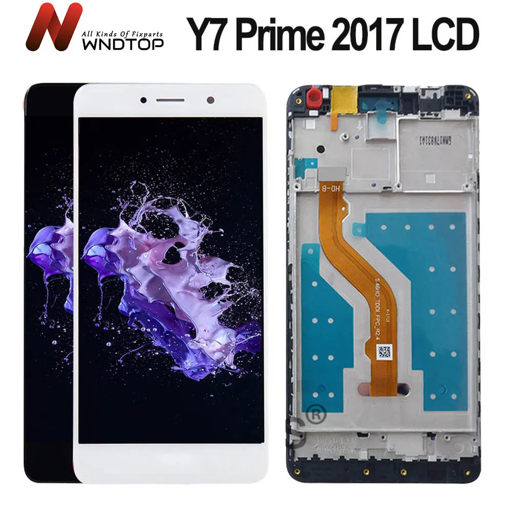 

For Huawei Y7 2017 LCD Display Touch Screen Y7 Prime 2017 Display With Frame TRT-L21 LX1 LX2 LX3 replacement Enjoy 7 Plus LCD