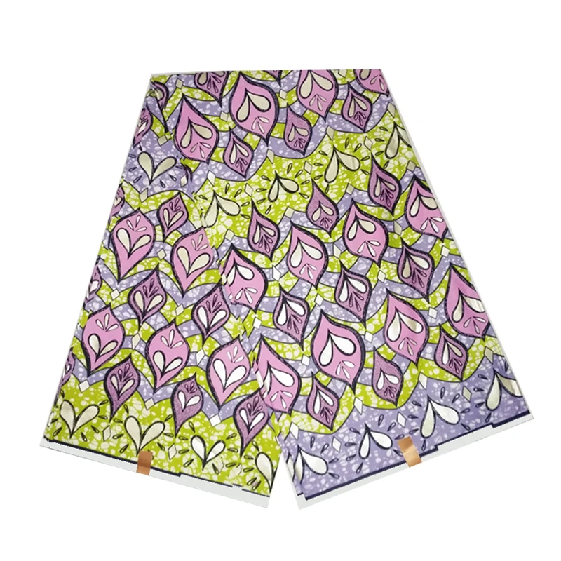 

100%High Quality New Design Golden Wax Ankara Style Prints Cotton Fabric Veritable Soft Breathable Dress Material 6 Yard G-W 129