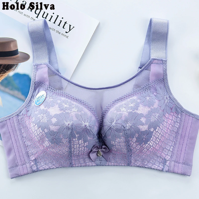 No Rims Thin Seamless two shoulder straps Front opening buckle Sexy Lingeries Women bras plus size 42D 44D 46D women's underwear | Женская