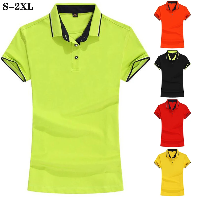 Модные брендовые рубашки поло женские с коротким рукавом повседневные хлопковые