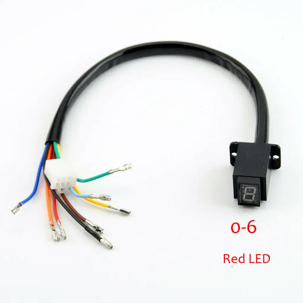 6-Скоростной дисплей светодиодный индикатор мотор-редуктора светильник вая