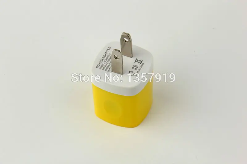 Красочные 1A штепсельная вилка американского стандарта AC адаптер питания
