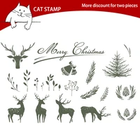 merry christmas clear stamps for scrapbooking card making photo album silicone stamp diy decorative crafts