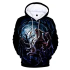 Новинка 2021, Мужская одежда, толстовка с 3D принтом волка, топы для мальчиков и девочек, детская одежда, детский топ с изображением животных, Y2K