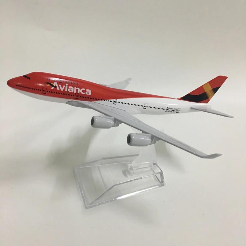 JASON TUTU 16 см AVIANCA COLOMBIA Boeing 747 модель самолета Модель аэроплана самолет литая под