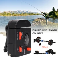 0 999m fishing line counter portable fish finder depth gauge tackle tool outdoor fishing accessories equipment props