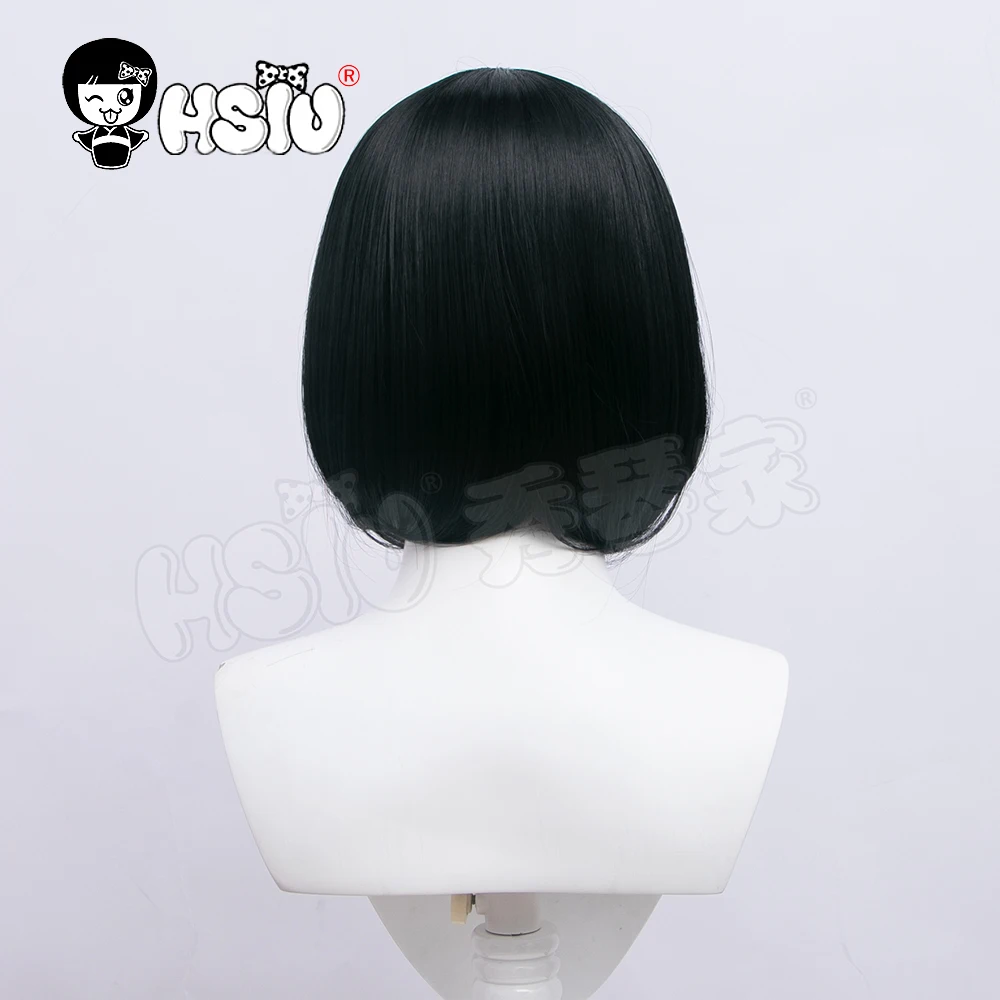 Mitake Ran Cosplay Wig Game Bang Dream! HSIU Black Mixed Red Short Hair+ Free Brand Cap | Тематическая одежда и униформа