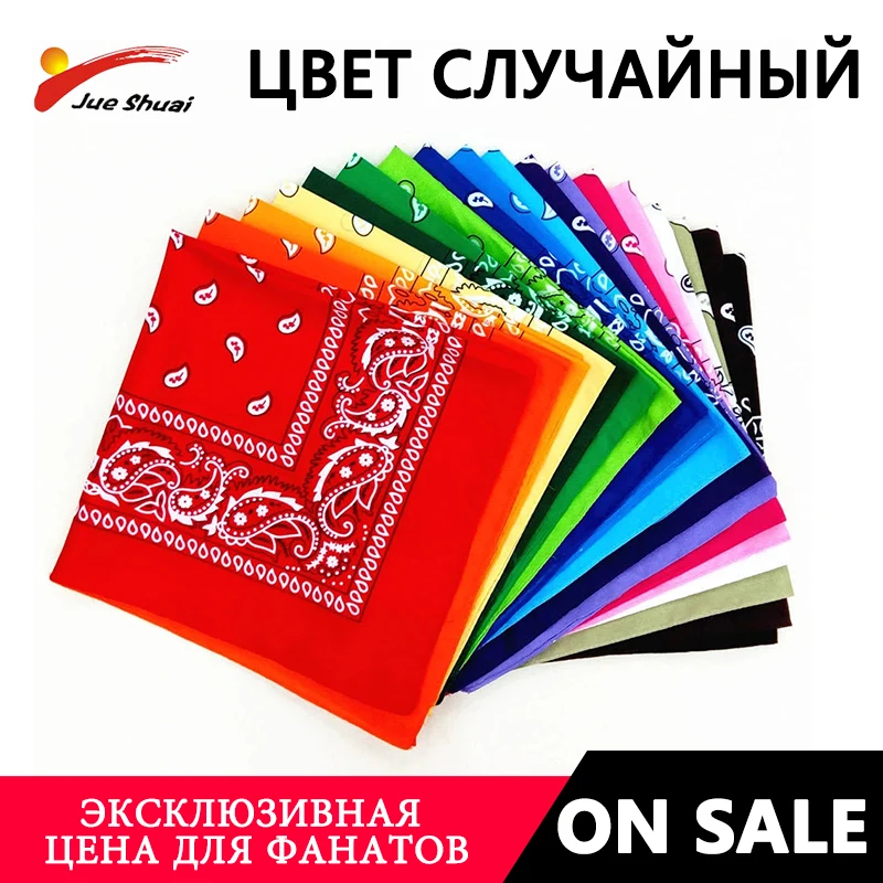 Бандана головной платок унисекс, повязка для волос в стиле хип-хоп, шейный платок, спортивный головной убор, повязка на запястье, шарфы с принтом, детали для велоспорта - изображение