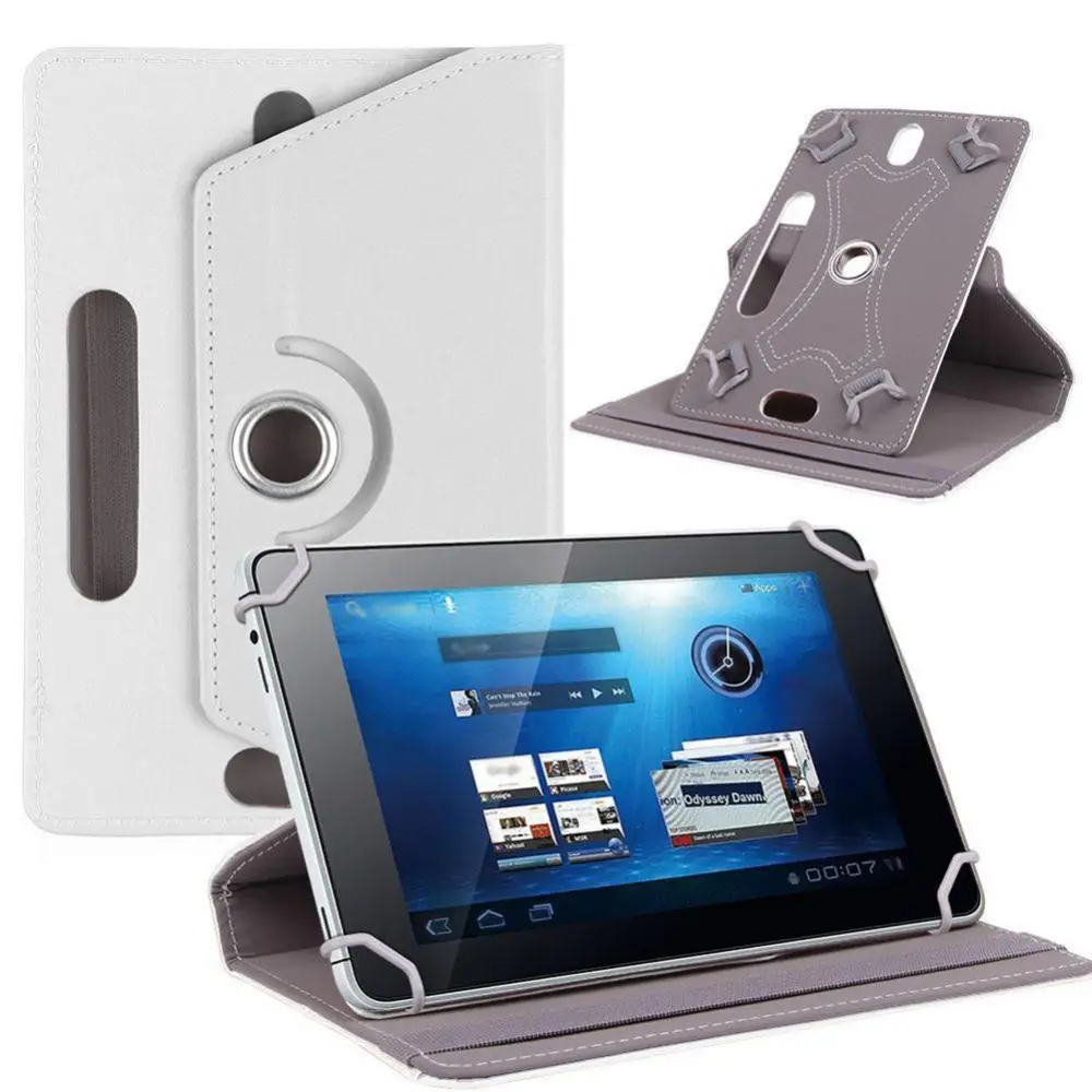 

New 7"/8"/9"/10" Faux Leather Tablet PC Case Cover 360 Degree Rotating Stand Universal Holder 7 8 9 10 inch