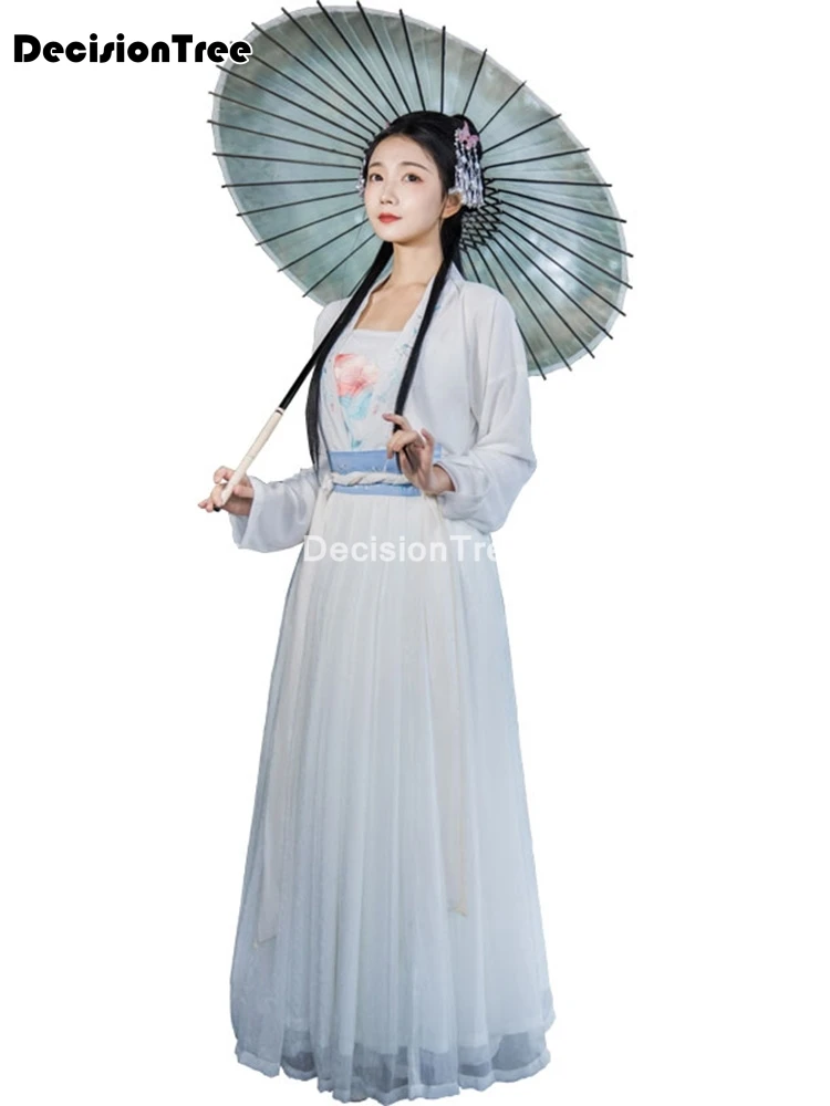 

2021 hanfu cloak women's national clothes chinese ancient female costume lady chinese stage formal cloak tang suit cardigan