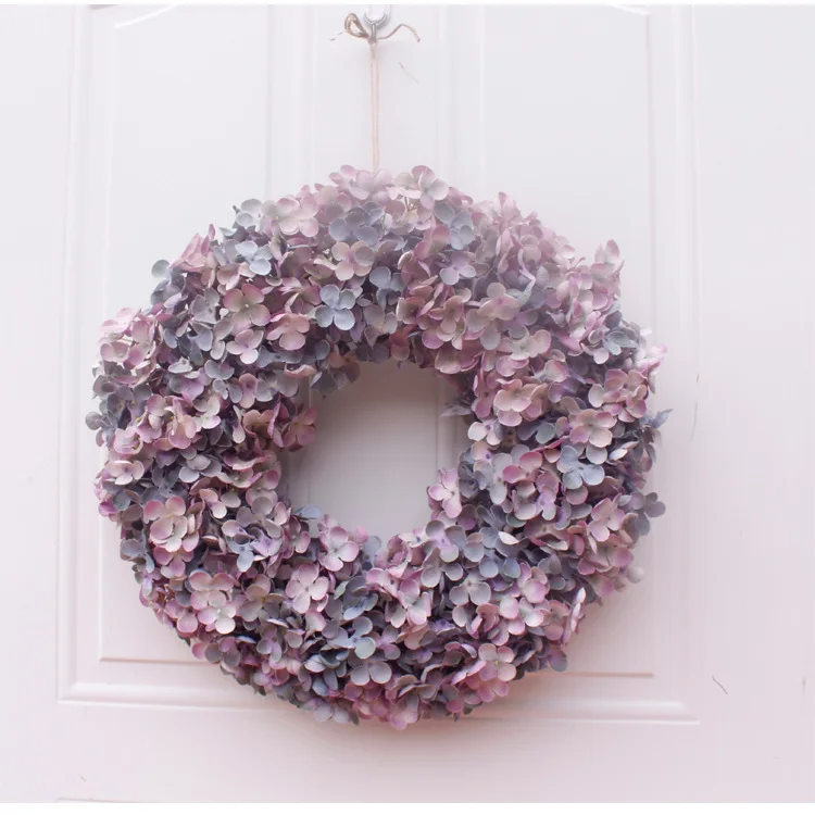 Цветочный искусственный венок розы дверной настенный декоративный для окон