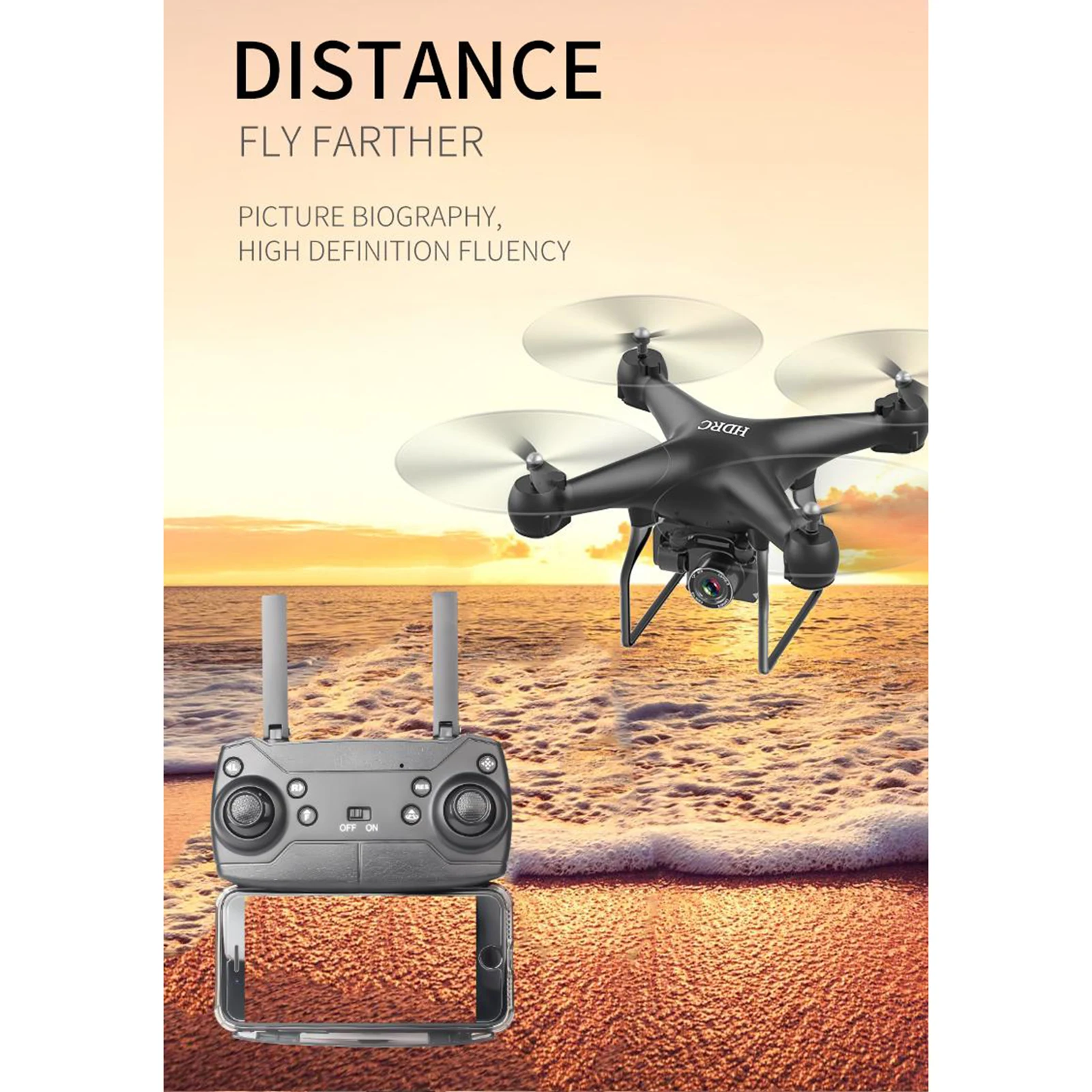

Drone HD Camera Professional Aerial Photography Brushless Motor Quadcopter RC Distance 200M