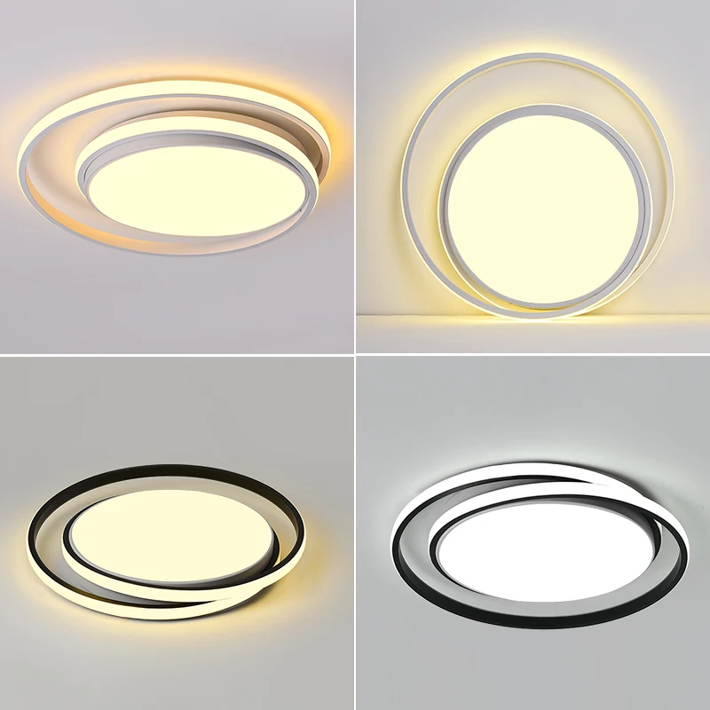 $41.88 Modern LED Ceiling Lights For Living Room Bedroom Dining Room Home Indoor Lighting Luminaires Ceiling Lamps AC110V 220V White