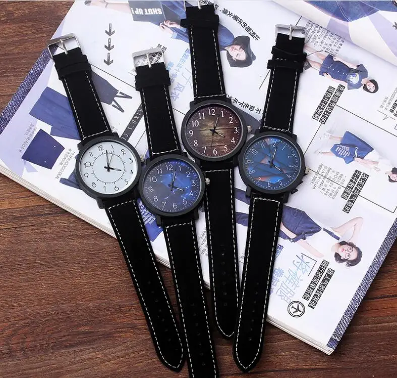 

Relogio Masculino Watch Fashion Wood grain dial Casual Leather Quartz Watch Men Watches Luxury Wristwatch Hombre Hour Male Clock
