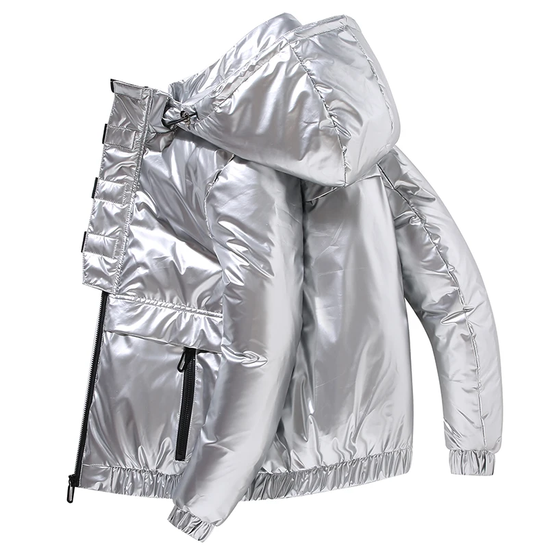 Down Jackets  Winter Casual Thick Warm Jacket Men Autumn New Outwear Windproof Hat Hooded Couples dresswdq868