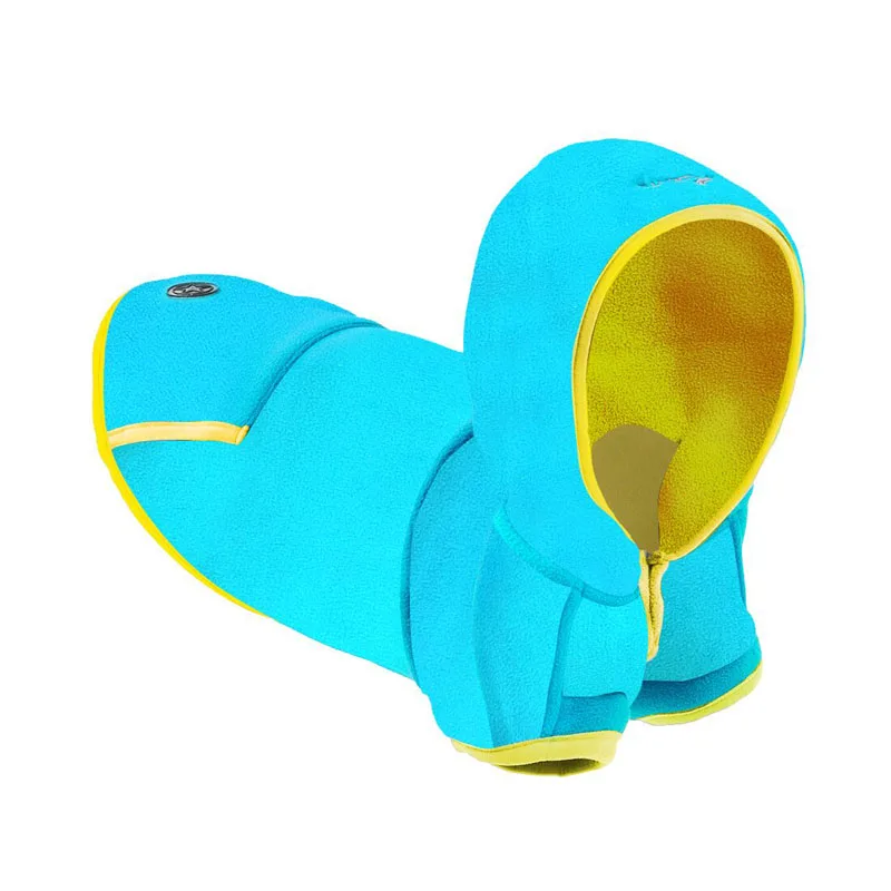 Acid blue MySudui толстовка с капюшоном, одежда для собак, зимняя одежда для маленьких собак, чихуахуа, французский бульдог, Рождественская флисовая куртка для собаки, зимнее теплое пальто для собак - Цвет: Acid blue
