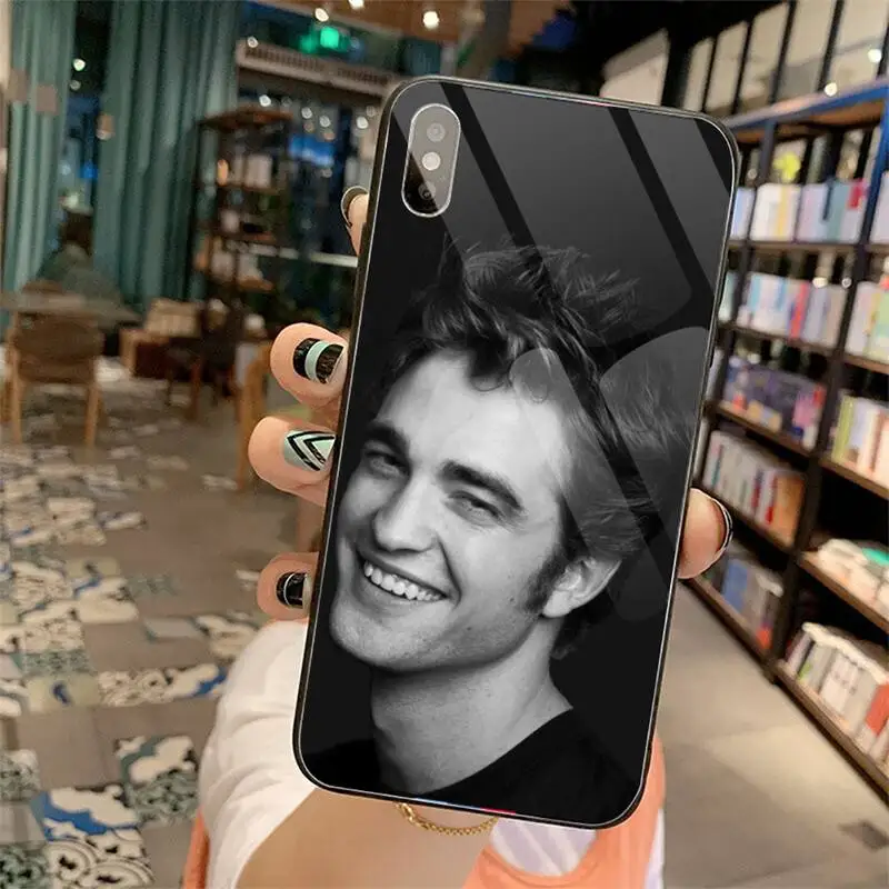 

Robert Pattinson The twilight saga funda cover coque Phone Case Tempered glass For iphone 5C 6 6S 7 8 plus X XS XR 11 PRO MAX