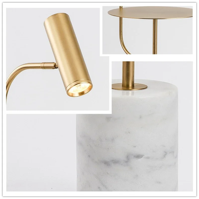 Стиль Пост Модерн творческих мраморное основание металлического корпуса