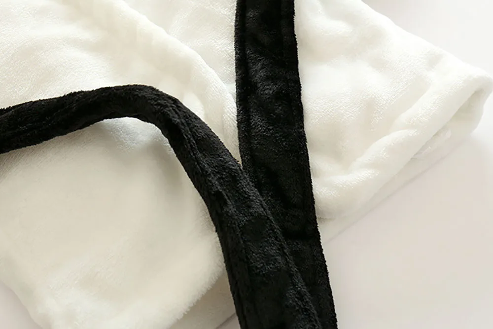 Фланелевый Халат Новое поступление милая теплая ночная рубашка в виде панды