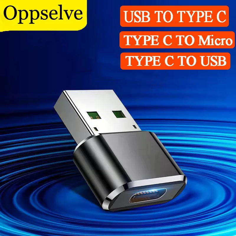 

USB to Type C/ Type C to Micro/ Type C to USB OTG Adapter for MacbookPro Xiaomi Huawei Samsung iPhone Female to Male Converter