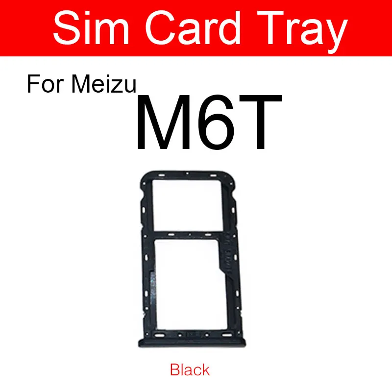 Лоток для Micro Sim-карты Meizu Meilan Blue Charm M6T M811h M811q SD Reader слот запасные части ремонта |