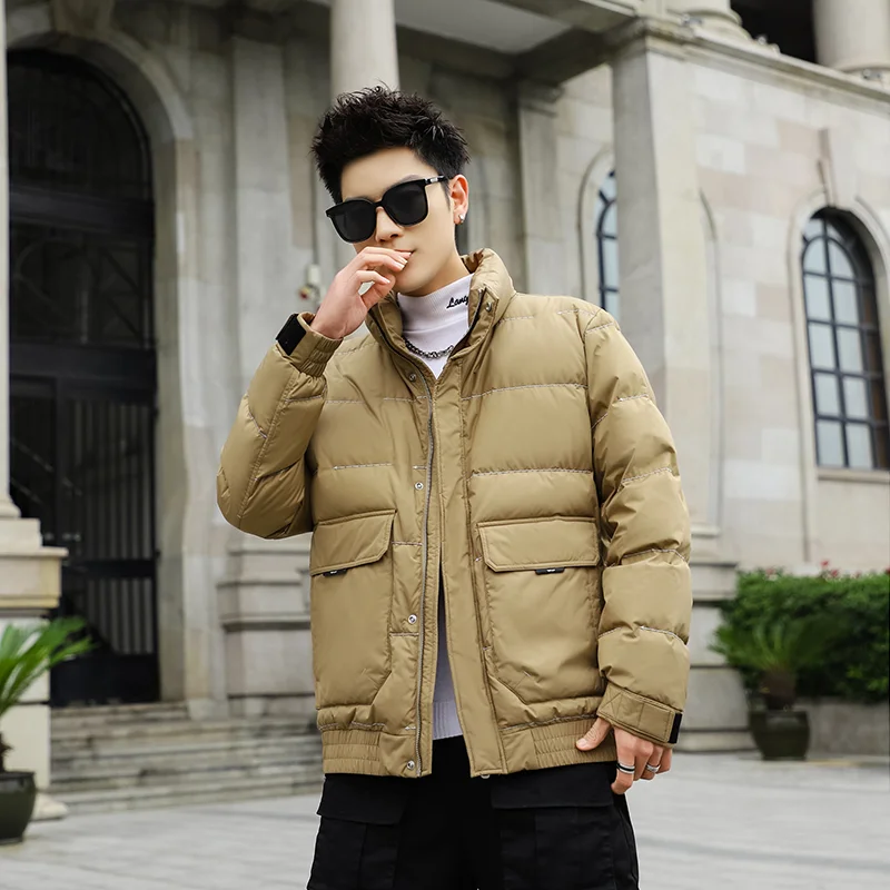 2021 Newest Fashion Men Down Jacket Winter Warm Down Coat Padded Duck's Down Extra Heavy Thick Jacket Men Winter Jacket