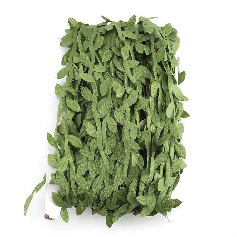 Зеленые Листья лозы листья отделка 131 23 футов празднование Искусственные