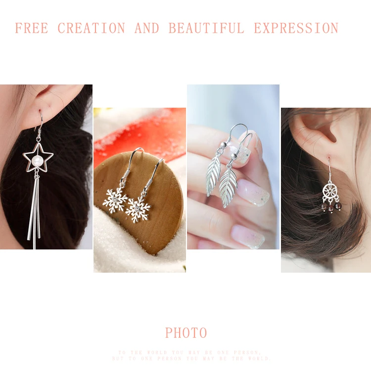 100p 18 мм Серьги-крючки рыбные серьги с катушкой и шариком застежки для ушей крючки