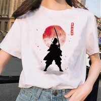 demon slayer t shirt women graphic streetwear tshirt kimetsu no yaiba clothes japanese female anime t shirt top tees