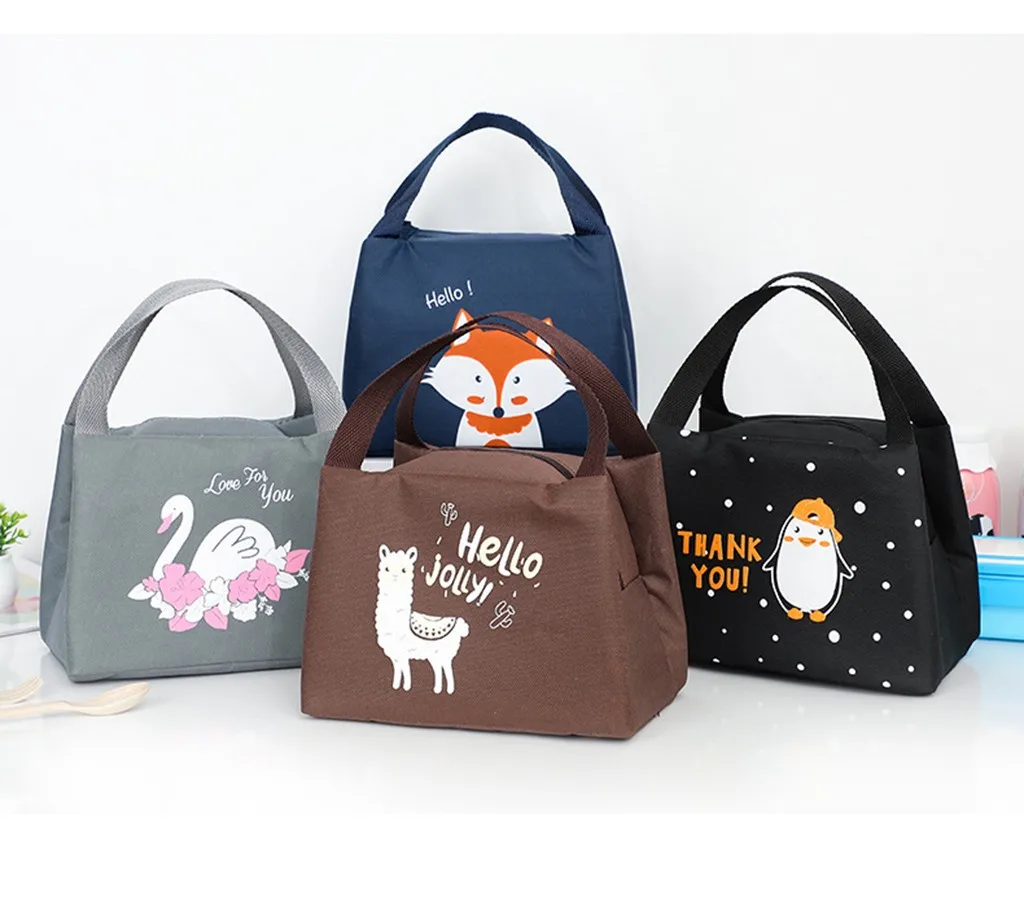 Сумка холодильник для обеда Женская изоляционная портативная водонепроницаемая