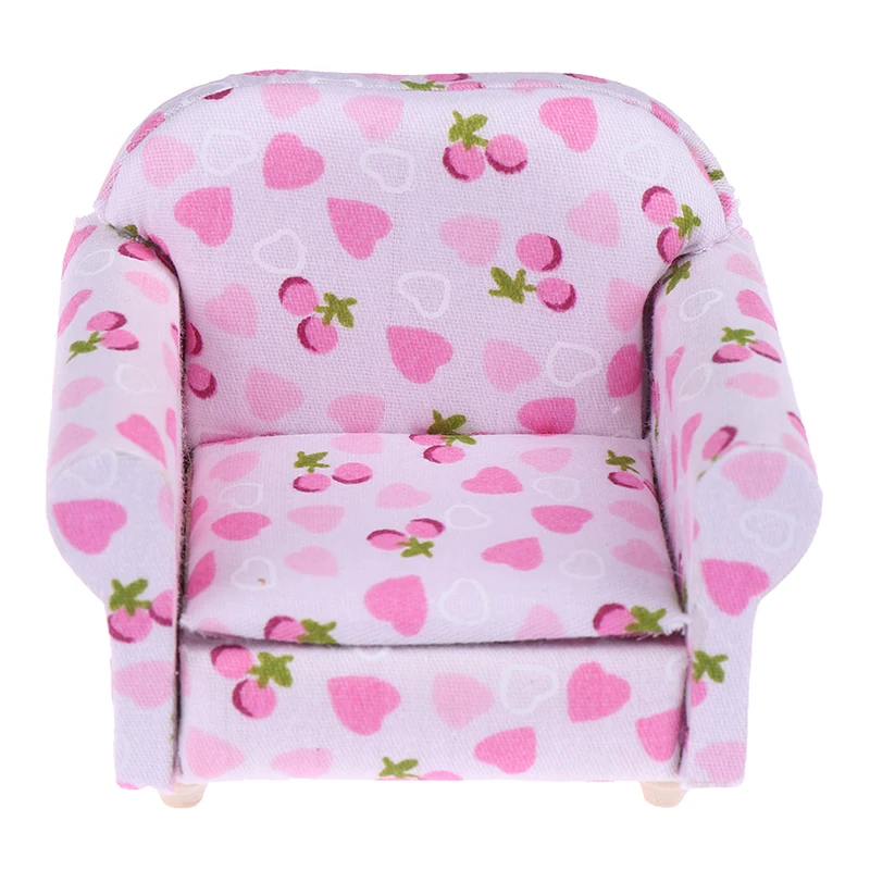 

1:12 Miniature Doll House Mini Cute Sofa or Pillows For Dolls Children Simulation Dollhouse Furniture Toys