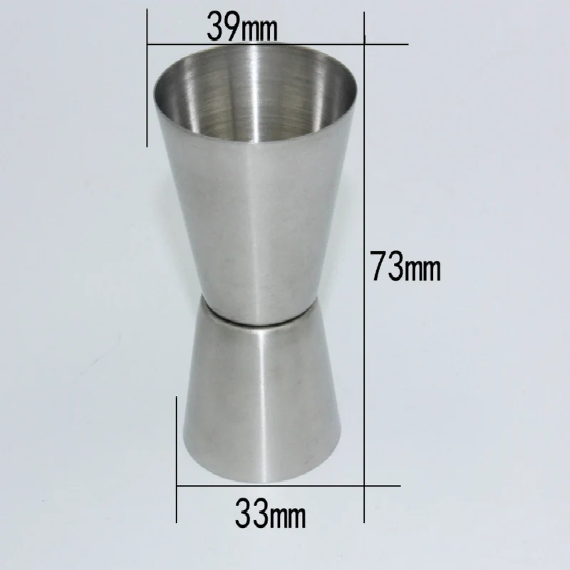 Bar 20/40 мл mesaures Jigger Одиночная двойная короткая мерная чашка для напитков|Подносы