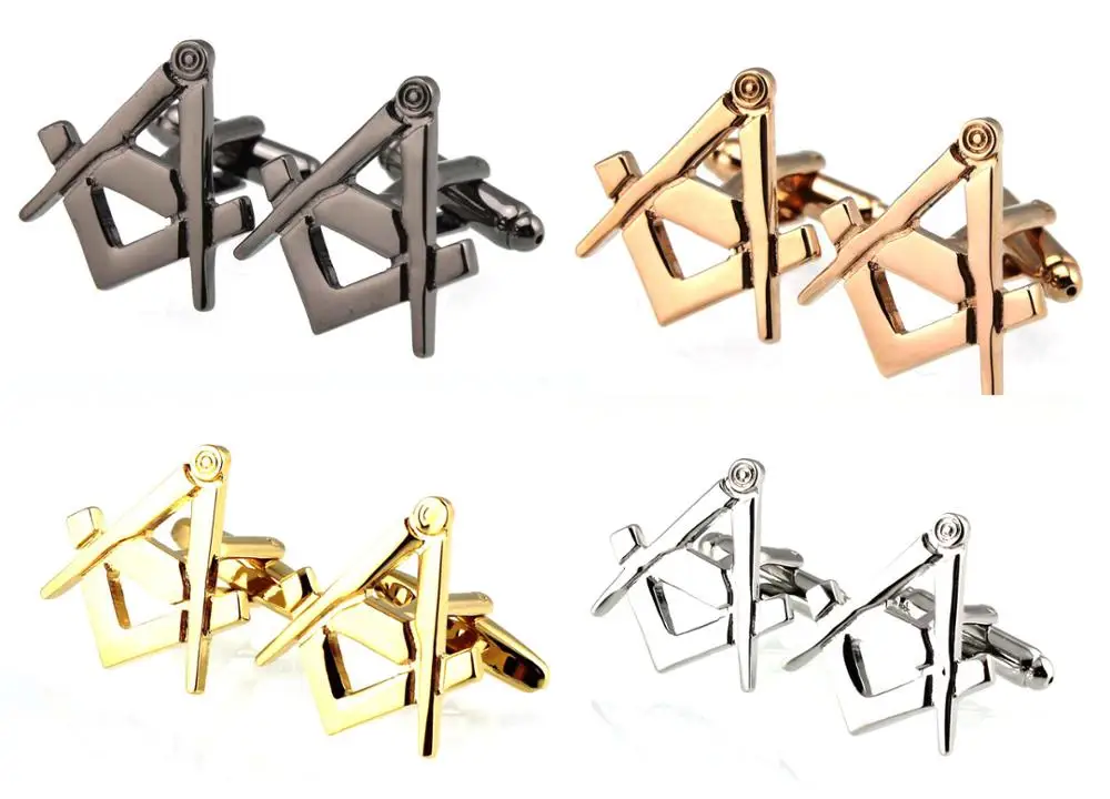 Мужские запонки с символом Freemasons M3521 23 мм | Украшения и аксессуары